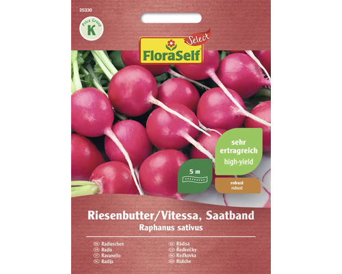 Radis FloraSelf Select graines de légumes
