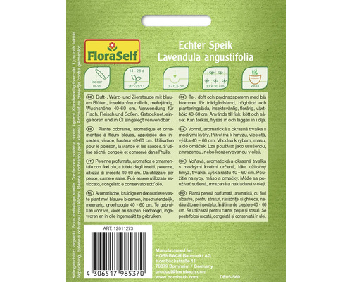 Véritable Speik Lavandula angustifolia emballage
