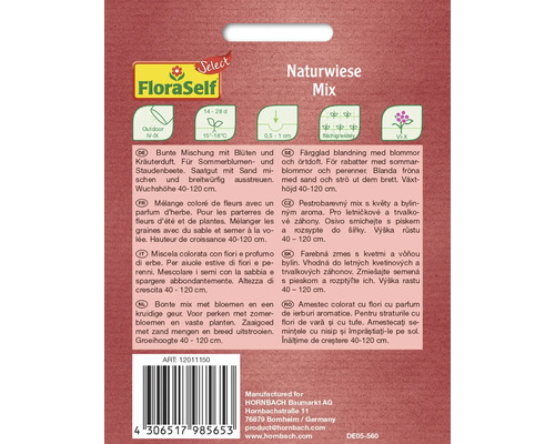 FloraSelf Naturwiese Mix für Blumen- und Staudenbeete