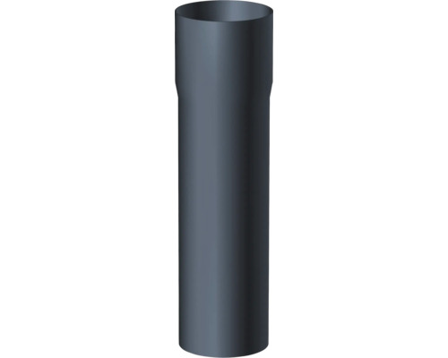 Sarei Piccolo Fallrohr rund Aluminium Anthrazitgrau RAL 7016 DN 60 mm H = 2000 mm Rohr aus Kunststoff