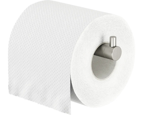 Toilettenpapierrolle auf Halterung