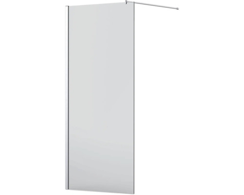 Walk In Jungborn SETTE 80 cm Profilfarbe silber Klarglas mit Schmutzabweisende Glasbeschichtung