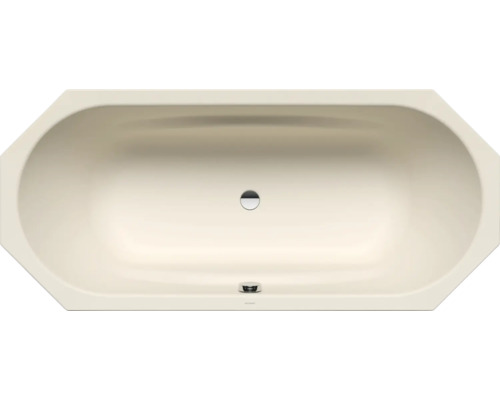 Badewanne KALDEWEI VAIO DUO 8 953 80 x 180 cm warm beige 20 matt 233300010661 Rechteckige Badewanne von oben mit Abfluss in der Mitte.