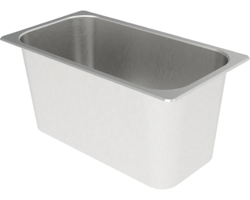 Rechteckiger Behälter aus Metall