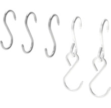 Mehrere S-Haken aus Metall