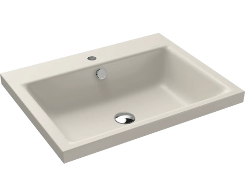 Lavabo à poser KALDEWEI PURO 60 x 46 cm warm grey 10 mat avec revêtement Emaillé 900406013668