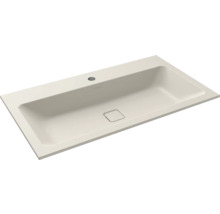 Vasque à poser rectangulaire en céramique sanitaire avec garniture de vidange