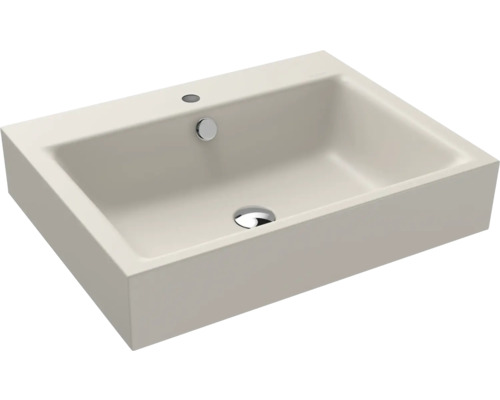 Lavabo standard KALDEWEI PURO 60 x 46 cm warm grey 10 mat avec revêtement Emaillé 901406013668