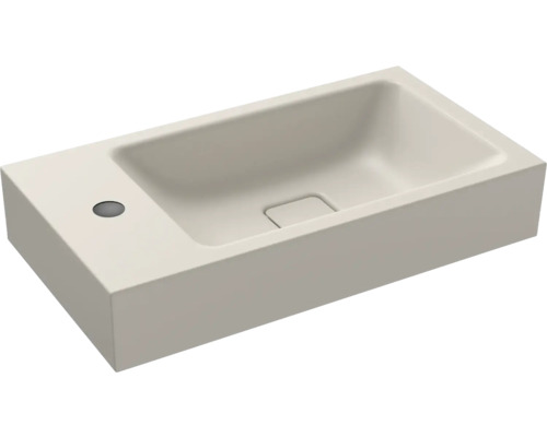 Handwaschbecken KALDEWEI CONO 55 x 30 cm warm grey 10t matt emailliert perleffekt 908006393668