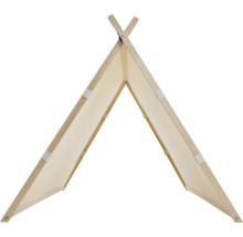 Tente de jeu pour enfants en bois et tissu