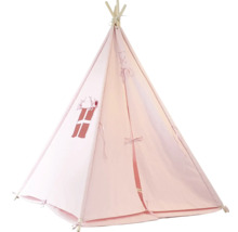 Tente de jeu rose pour enfants avec fenêtre