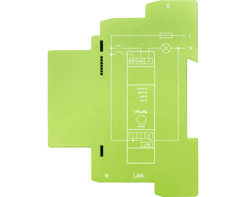 Schéma de câblage pour appareils Shelly Smart Home