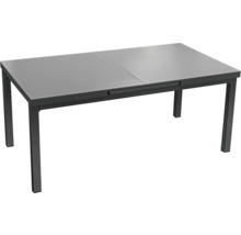 Table de jardin extensible avec structure en métal