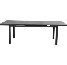 Table de jardin extensible avec structure en métal