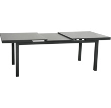 Table de jardin extensible avec structure en métal
