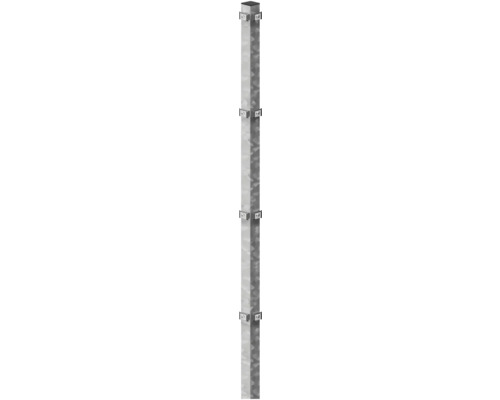Poteau d'angle GAH Alberts à sceller dans le béton 6 x 6/180 cm pour clôture 123 cm galvanisé à chaud Poteau d'angle GAH Alberts à sceller dans le béton 6 x 6/180 cm pour clôture 123 cm galvanisé à chaud