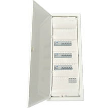 Petit répartiteur encastré Hager VU60BV1 5 rangées et câblé lxhxp 348x880,5x94,5/90 mm blanc