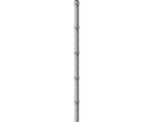 Poteau d'angle GAH Alberts à sceller dans le béton 6 x 6/220 cm pour clôture 163 cm galvanisé à chaud Poteau d'angle GAH Alberts à sceller dans le béton 6 x 6/220 cm pour clôture 163 cm galvanisé à chaud