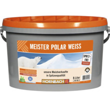 HORNBACH Wandfarbe Meister Polarweiß weiß spritzfrei konservierungsmittelfrei 5 L