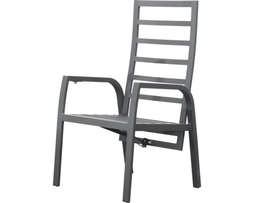 Gartenstuhl mit Armlehnen aus Aluminium