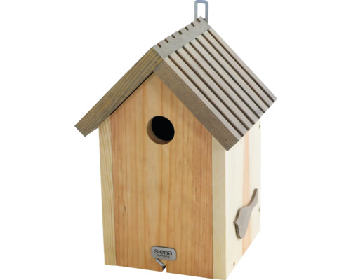 Nichoir Siena Garden Waldgezwitscher trou d'envol 32 mm, cavité en pin 100 % FSC, nichoir pour oiseaux sauvages