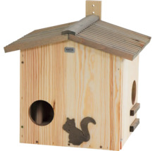 Holz Eichhörnchenhaus mit Schlupfloch und Dach