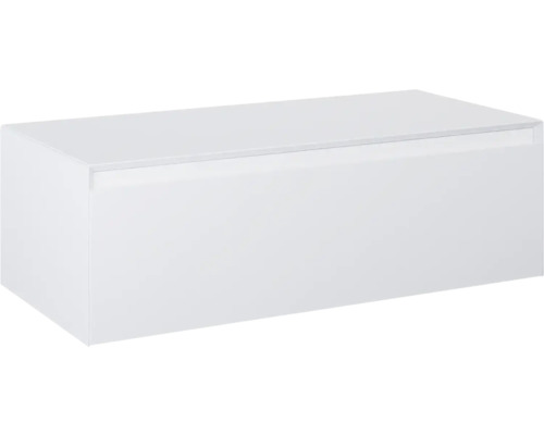 Jungborn Unterschrank DECEM BxHxT 1000 x 319 mm x 458 mm Frontfarbe weiß matt Weißer Waschtischunterschrank für das Badezimmer