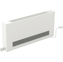 Weißer Elektroheizkörper mit Thermostat