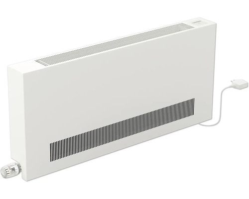 Wandkonvektor KORAWALL Direct WVD mit Ventilator 450 x 2000 x 11 cm weiß matt links