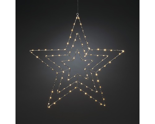 Dekorativer Stern mit Beleuchtung zum Aufhängen