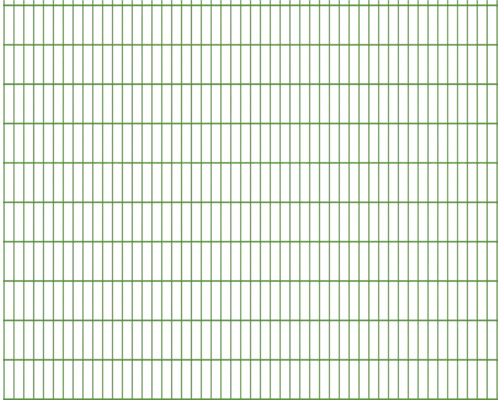 Doppelstabmatte 6/5/6 251 x 203 cm RAL 6005 moosgrün-0