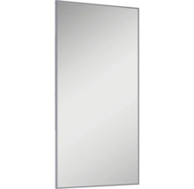 Miroir de salle de bains Jungborn 50x100x2 cm cadre chrome haute brillance