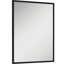 Miroir de salle de bains Jungborn 60x80x2 cm cadre noir mat