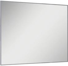 Miroir de salle de bains Jungborn 100x80x2 cm cadre chrome haute brillance