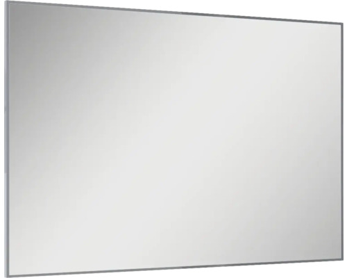 Miroir de salle de bains Jungborn 120x80x2 cm cadre chrome haute brillance