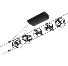 Luminaire sur rail avec six spots