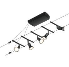 Schienensystem mit fünf Strahlern