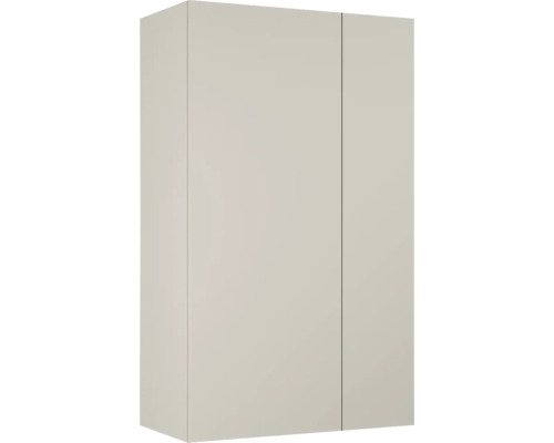 Armoire suspendue Jungborn lxhxp 596 x 1000 mm x 316 mm couleur de façade fume mat Armoire murale avec deux portes