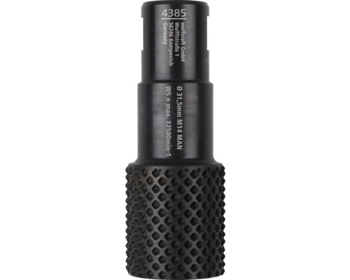 Porte-outil Wolfcraft avec un diamètre de 31,5 millimètres et un filetage M14