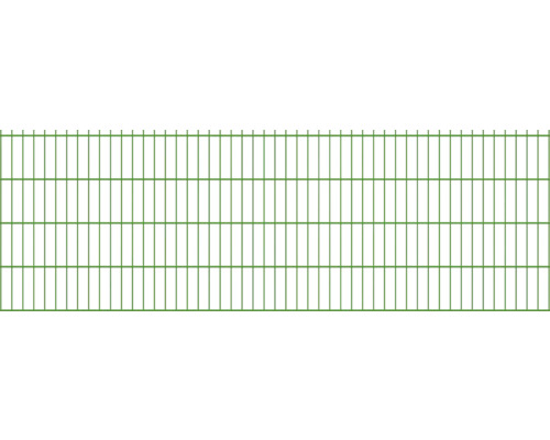 Clôture à grillage double 251x83 cm, vert