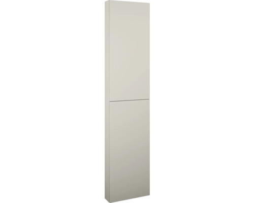 Armoire haute Jungborn lxhxp 400 x 1800 mm x 126 mm couleur de façade fume mat Meuble à chaussures avec deux portes