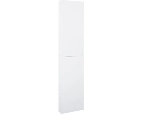 Armoire haute Jungborn lxhxp 400 x 1800 mm x 126 mm couleur de façade blanc mat Boîtier de distribution blanc