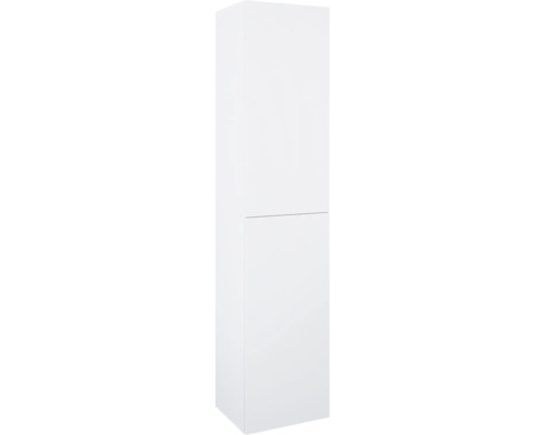Armoire haute Jungborn lxhxp 400 x 1800 mm x 352 mm couleur de façade blanc mat Armoire de salle de bain haute