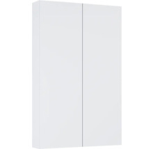 Armoire de toilette blanche à deux portes pour salle de bain