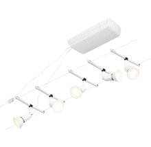 Système de rails avec cinq spots