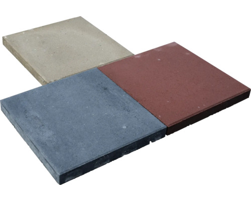 Quadratische Betonplatten für den Garten- und Landschaftsbau