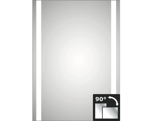 Miroir LED DSK Silver Boulevard 50x70 cm IP 24 (protégé contre les projections d’eau)