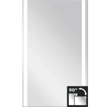 Miroir LED Silver Boulevard IP 24 (protégé contre les projections d’eau) 60x100 cm