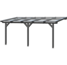 Freistehendes Carport aus Metall mit Flachdach