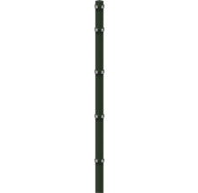 Poteau d'angle à sceller dans du béton 6 x 6/200 cm pour clôture 143 cm RAL 6005 vert mousse